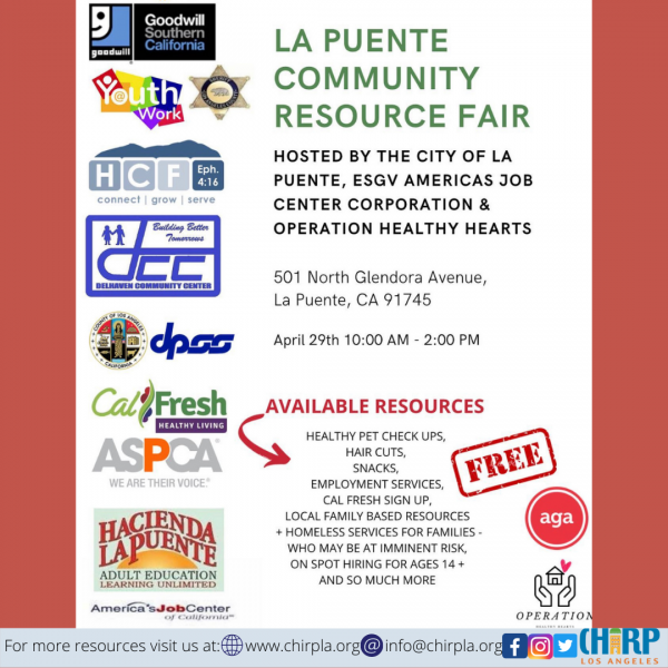 La Puente Community Resource Fair Chirp LA